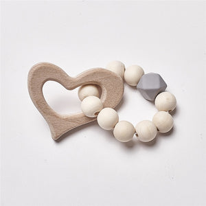 Heart Wooden Teether
